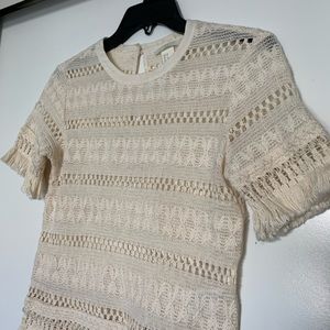 H&M Knit Top with Fringe